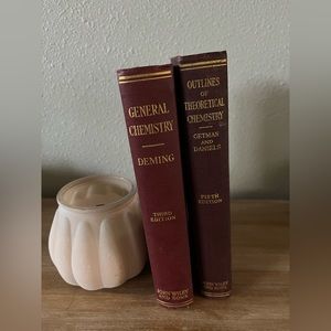 1930-1950’s set of vintage chemistry books